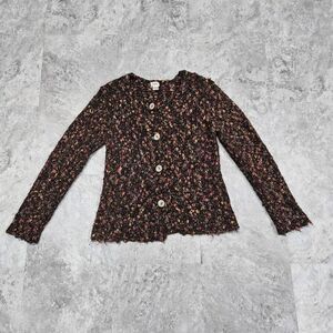 Vintage ALPS Cardigan Sweater Button‎ Close Mohair Alpaca Blend Size Small